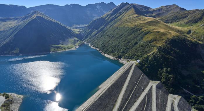 Le barrage de Grand-Maison dans l'Oisans ©EDF-D.Guillaudin Le barrage de Grand-Maison dans l'Oisans