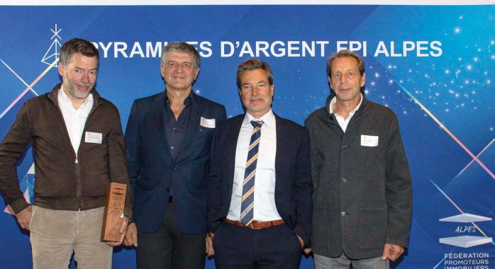 Bruno Pascal-Suisse (Edifim) Robert Ruzza (GIP) Jean-Luc d'Aura (Edifim) et Serge Journot (Groupe 6)  © Edifim