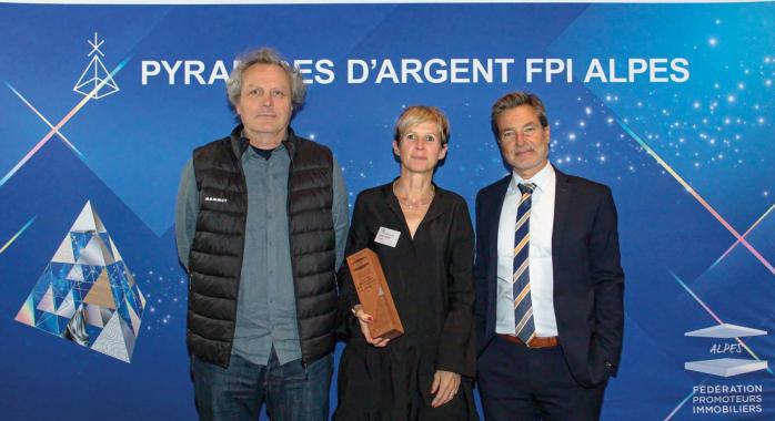 Pierre-Eric Sublet (Agence A3) Magaly Nanjod (Edifim) et  Jean-Luc d'Aura (Edifim) © Edifim