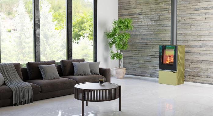 Finoptim crée le poêle Strato personnalisable et à haut rendement énergétique