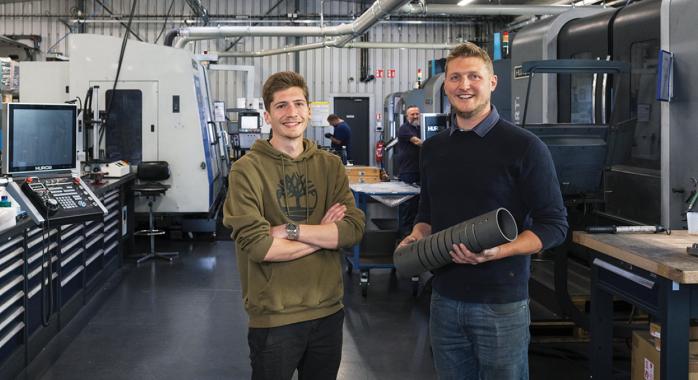 Evan et Tommy Chaland, dirigeants de Graphitech.