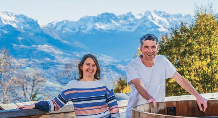 Philippe et Maryline Verdinkt, dirigeants de l’Évasion au Naturel.