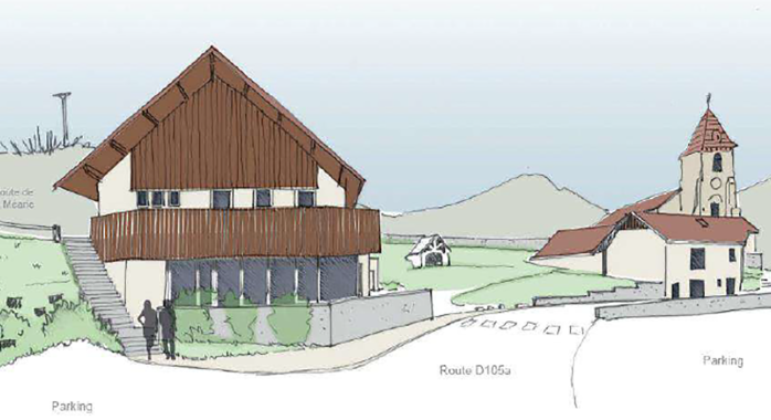 Projection du commerce de Quaix-en-Chartreuse © Mairie de Quaix-en-Chartreuse