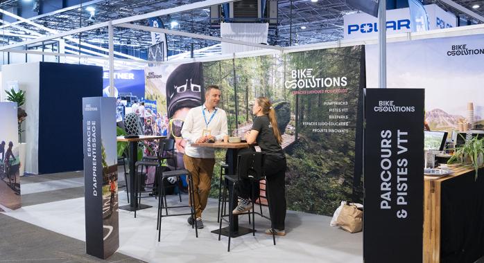 Bike Solutions à Mountain Planet. © F. Ardito