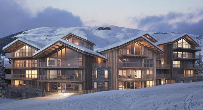 Le projet de résidence hôtelière de Pulsim aux 2 Alpes.