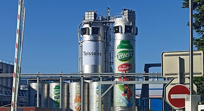 Le site de lentreprise Teisseire à Crolles. 