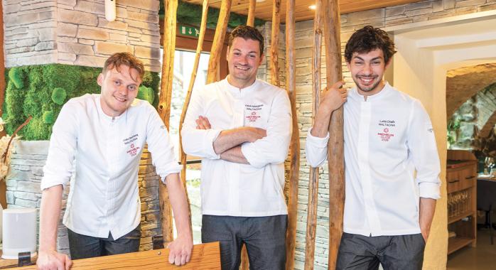 Théo Doumecq, Kévin Mangione et Lunis Chaïb, les trois chefs de Maltacina.