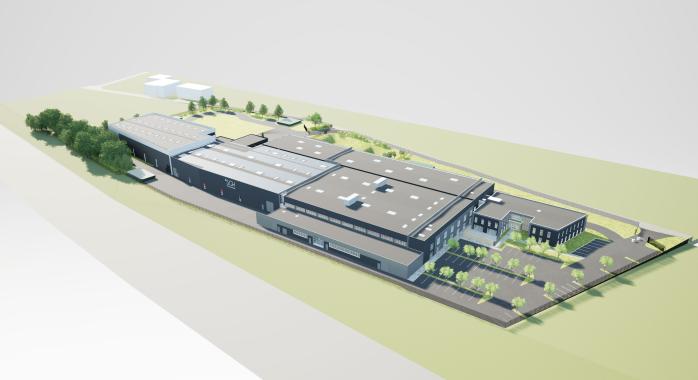 Le futur bâtiment de Stiplastics