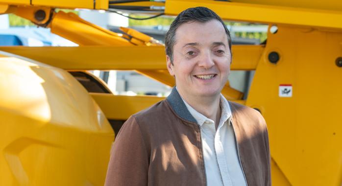 Audric Poggia, président des jeunes dirigeants de la FFB AURA © Edyta Tolwinska