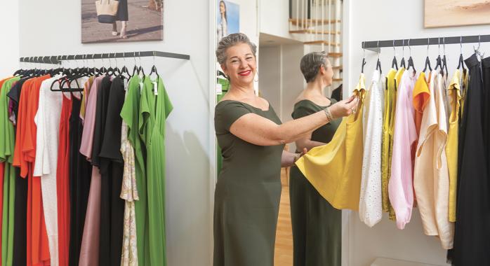 Sophie Romera a installé son atelier-boutique Ethic Étoile, rue du Docteur-Mazet, à Grenoble ©Annie Frenot