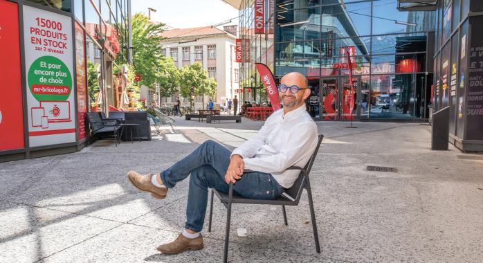 Jean-Paul Magueur, directeur du centre commercial La Caserne de Bonne.
