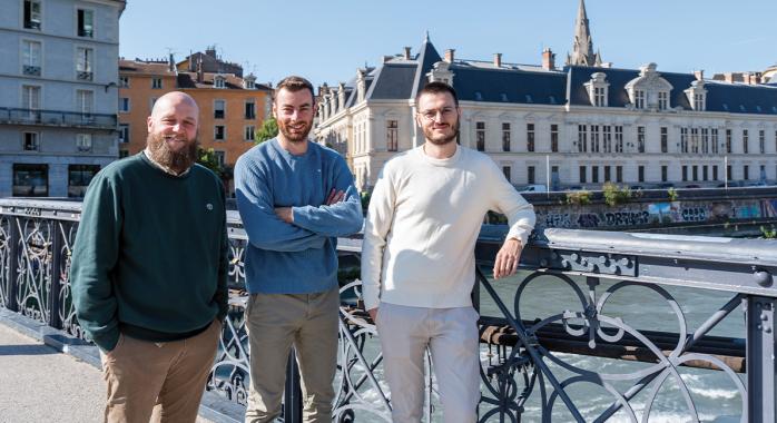 Rémy Dufrénoy, Paul Lebaigue et Quentin Schiavon.