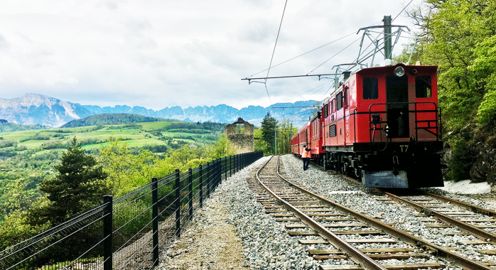 Le petit train de la Mure ©E. Etievant
