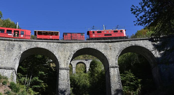 Le petit train de la Mure ©A. Aubry