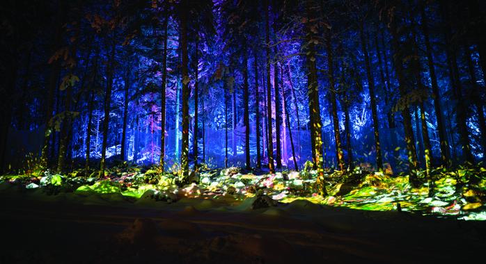 Spectable Vercors en Lumières. © M. Lafrasse