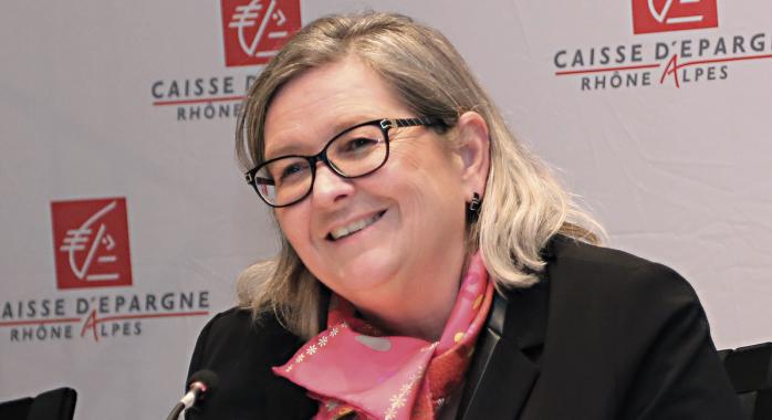 Stéphanie Paix, présidente du Directoire de la Caisse d’Épargne Rhône Alpes