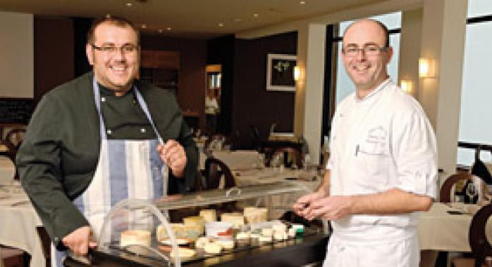 Denis Senebier et Laurent Gras : la cuisine à deux têtes. © E. Tolwinska