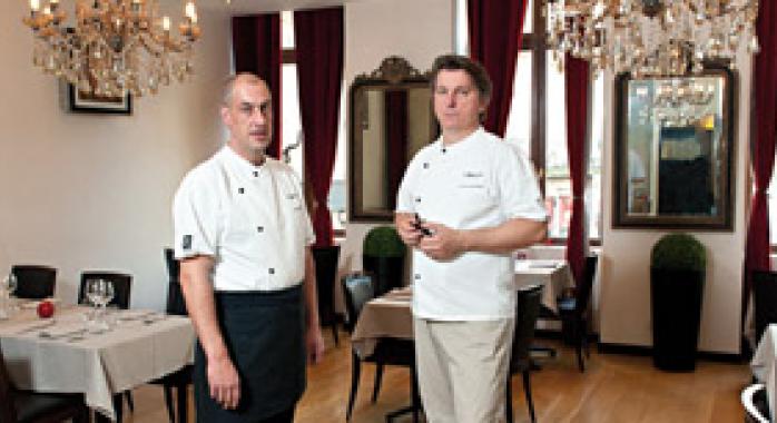 Henri Delmas et Jean-Philippe Perrin, épicuriens en chef... (© F. Ardito)