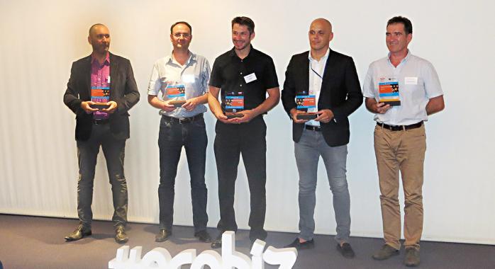 Les lauréats des Innotrophées 2017 © CCI Grenoble Innotrophées