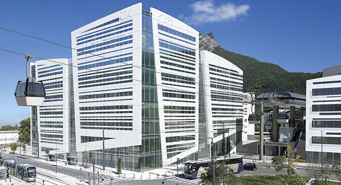 Vue d’architecte du siège du Crédit Agricole Sud Rhône Alpes