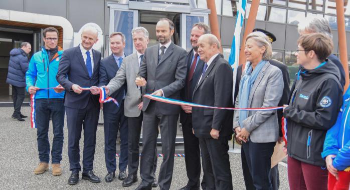 Le Premier Ministre, Edouard Philippe, inaugure le nouveau site de Poma