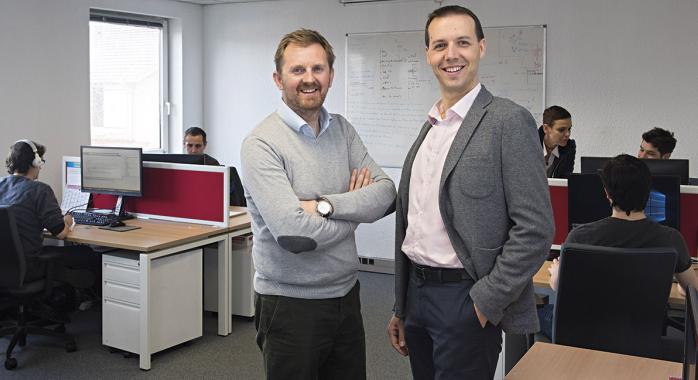 Michael Hiroux et Guillaume Terrien, cofondateurs de Zeugmo. - © F. Ardito
