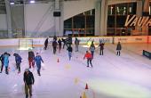 balai ballon à la patinoire de Vaujany