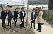 Première pierre Alpes City, Caisse d'Epargne Rhône-Alpes