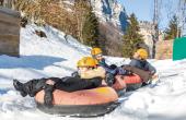 Piste de tubbing au col de Marcieu