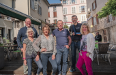 Pascal Maquin, président de Cap Tullins, entouré d’une partie de son équipe © E. Tolwinska