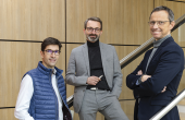 Bertrand Gautheron (COO), Vincent Gaff (CBO) et Philippe Robert (CEO), cofondateurs d’iNGage