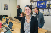Charlotte Sauvage, responsable de Transition Pro Auvergne-Rhône-Alpes à Grenoble