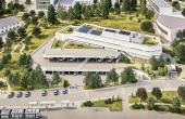 Visualisation du futur bâtiment de 4 100 m2, dédié aux urgences 