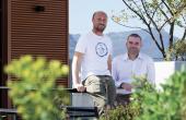 Emmanuel Vigroux, responsable du projet de la ZAC des Portes du Vercors,et Jean-Marc Tardy, directeur des projets pour Elegia Isère Aménagement