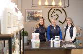 Emilie, Isabelle et Elodie Memain, fondatrices de La Boutique de l'Arbalou
