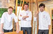 Théo Doumecq, Kévin Mangione et Lunis Chaïb, les trois chefs de Maltacina.