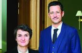 Les dirigeants de l’hôtel, Agnès et Thibaut Bompeix Bigouroux.