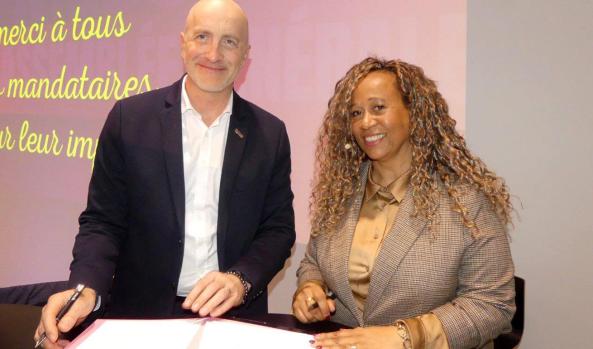 CPME Isère et AG2R La Mondiale renouvellent leur partenariat. © CPME 