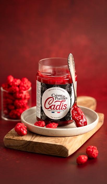 La crème de pralines de Cadis