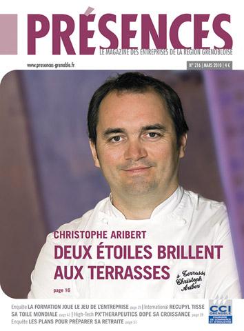 Christophe Aribert, chef des Terrasses d'Uriage