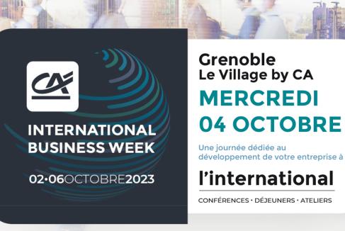 Le Crédit Agricole vous invite le mercredi 4 octobre à l’International Business Week !