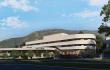 La projection du futur bâtiment du SAMU / SMUR du CHU Grenoble Alpes © A26 Architectes